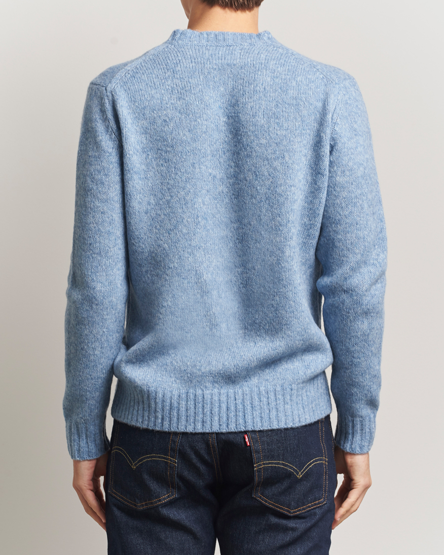 Mies | Puserot | NN07 | Lee Wool Knitted Sweater Denim Blue