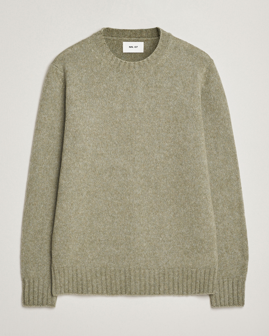 Miehet |  | NN07 | Lee Wool Knitted Sweater Valley Green