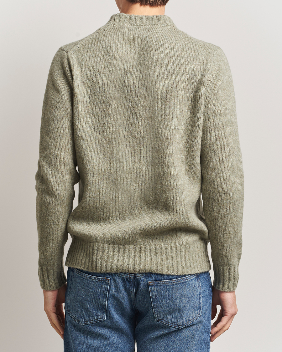 Mies | Puserot | NN07 | Lee Wool Knitted Sweater Valley Green