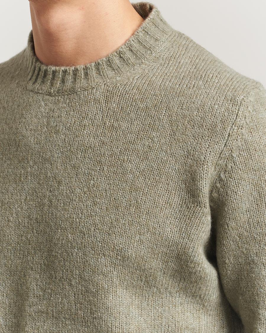 Mies | Puserot | NN07 | Lee Wool Knitted Sweater Valley Green