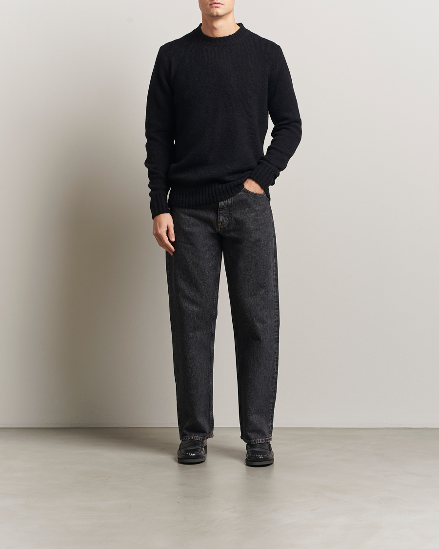 Mies | Puserot | NN07 | Lee Wool Knitted Sweater Black
