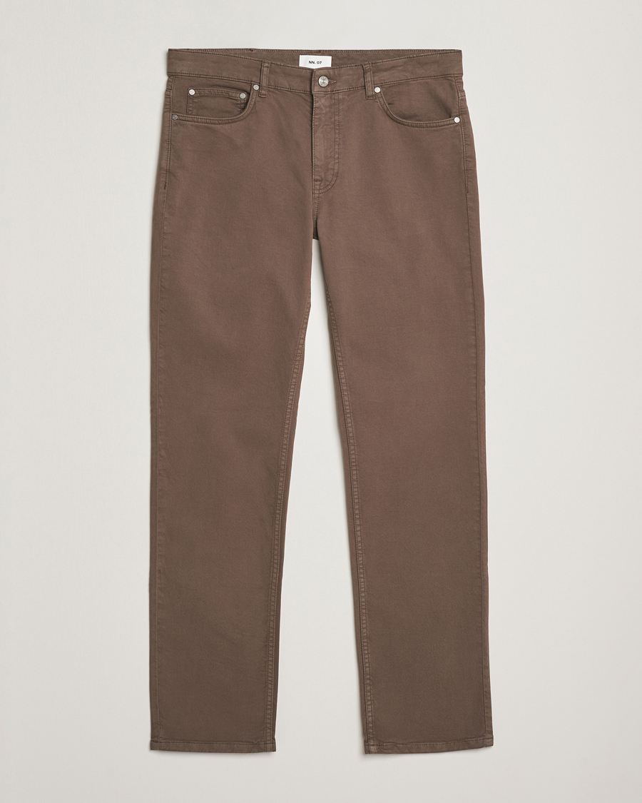 Mies | Housut | NN07 | Tony 5-Pocket Pants Mable Husk