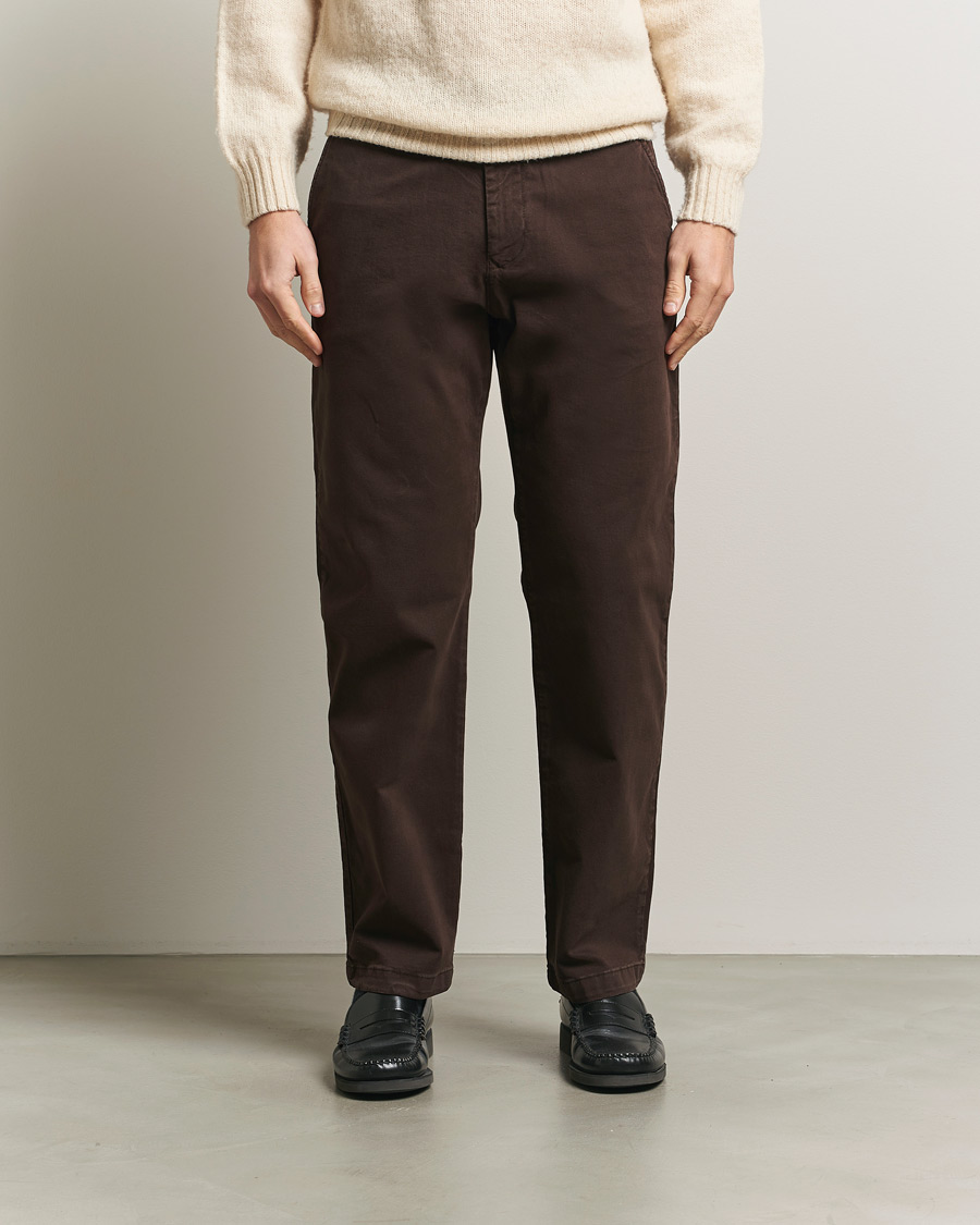 Mies | Housut | NN07 | Aden Regular Fit Chinos Demitasse Brown