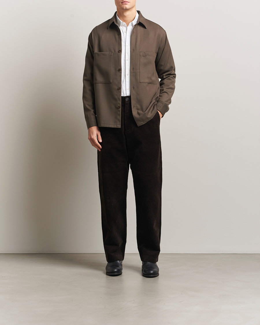 Mies | Housut | NN07 | Paw Relaxed Fit Corduroy Trousers Demitasse Brown