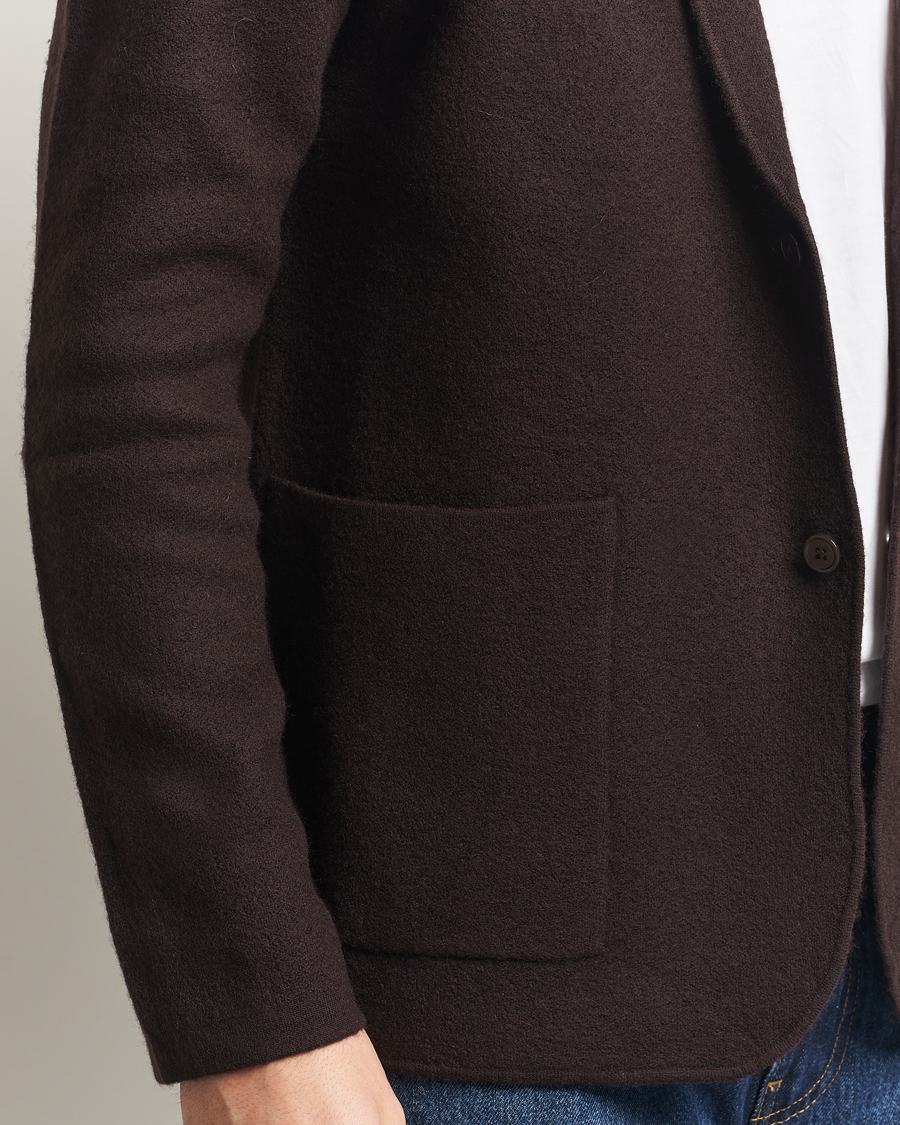 Mies | Pikkutakit | NN07 | Lucas Boiled Wool Blazer Dusky Port