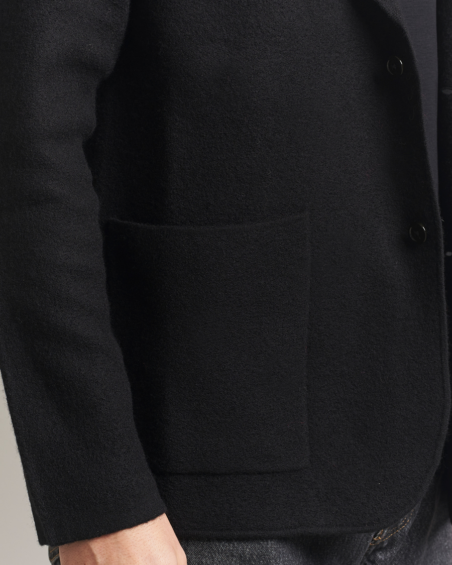 Mies | Pikkutakit | NN07 | Lucas Boiled Wool Blazer Black
