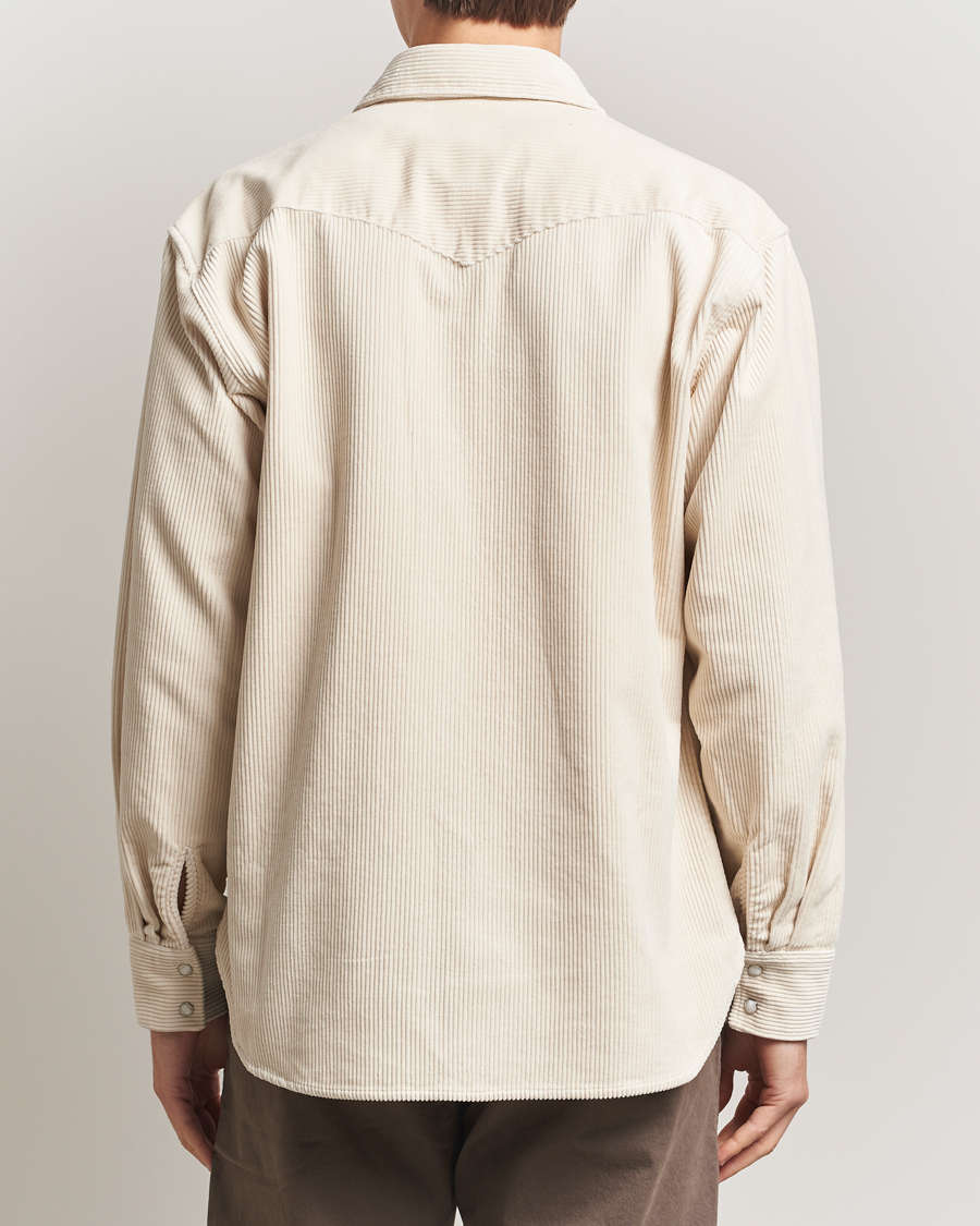 Mies | Kauluspaidat | NN07 | Ricky Corduroy Overshirt Ivory