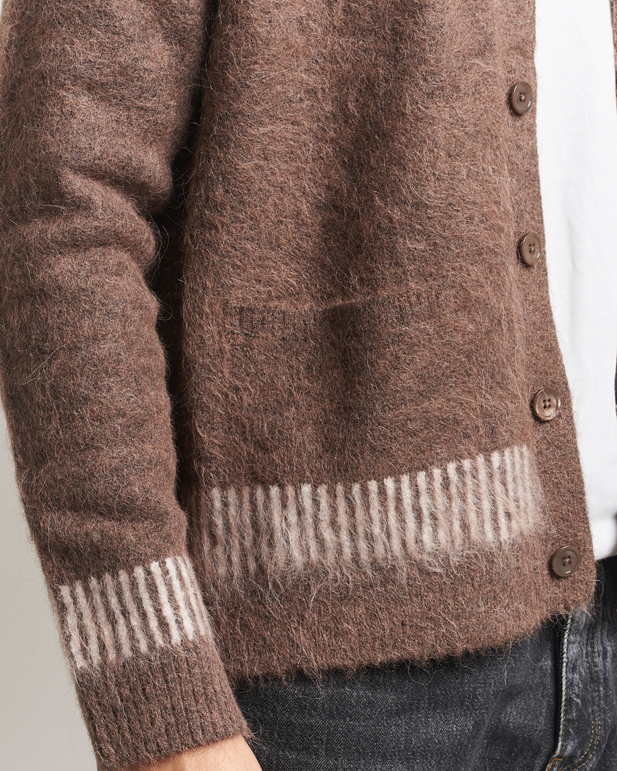 Mies | Puserot | NN07 | Russell Alpaca Knitted Cardigan Mable Husk