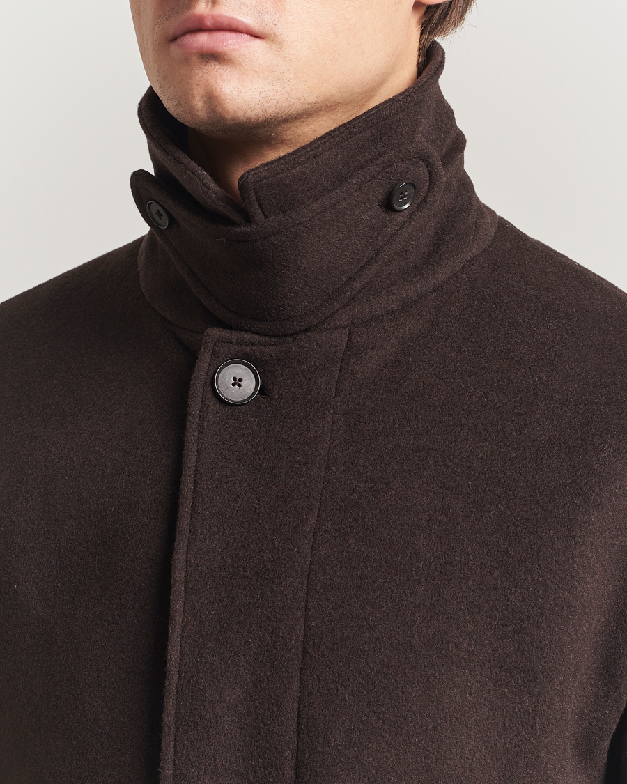 Mies | Takit | NN07 | Gibson Wool Coat Demitasse Brown