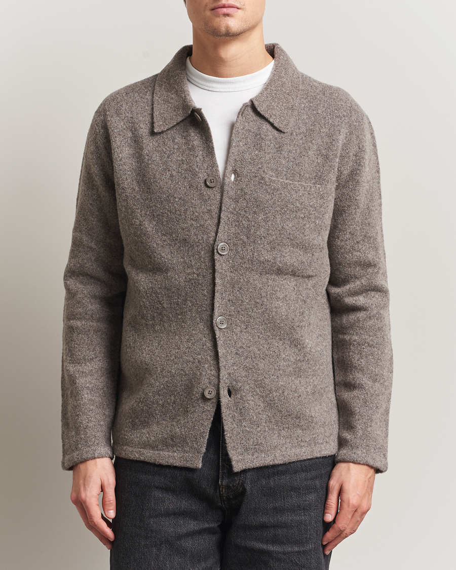 Mies | Puserot | NN07 | Jonas Wool Cardigan Mable Husk