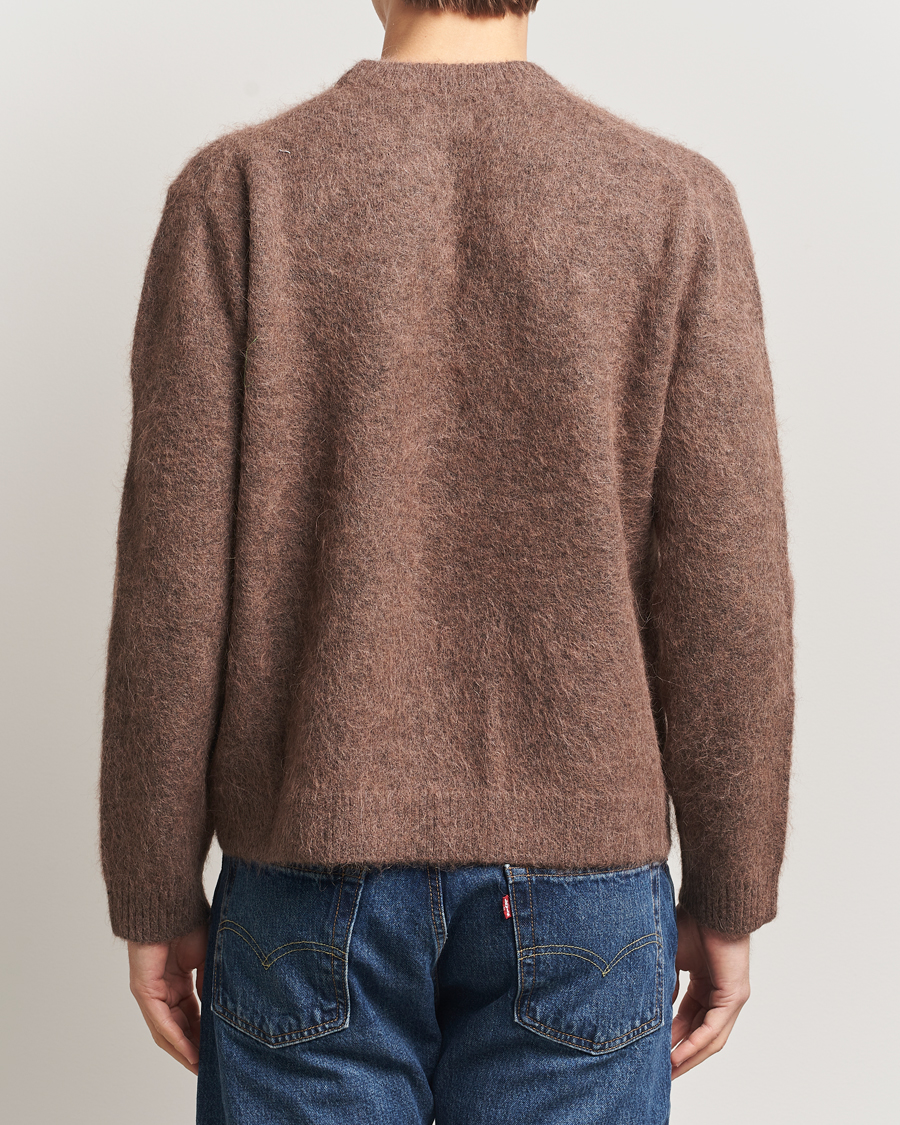Mies | Puserot | NN07 | Russell Alpaca Knitted Crew Neck Mable Husk
