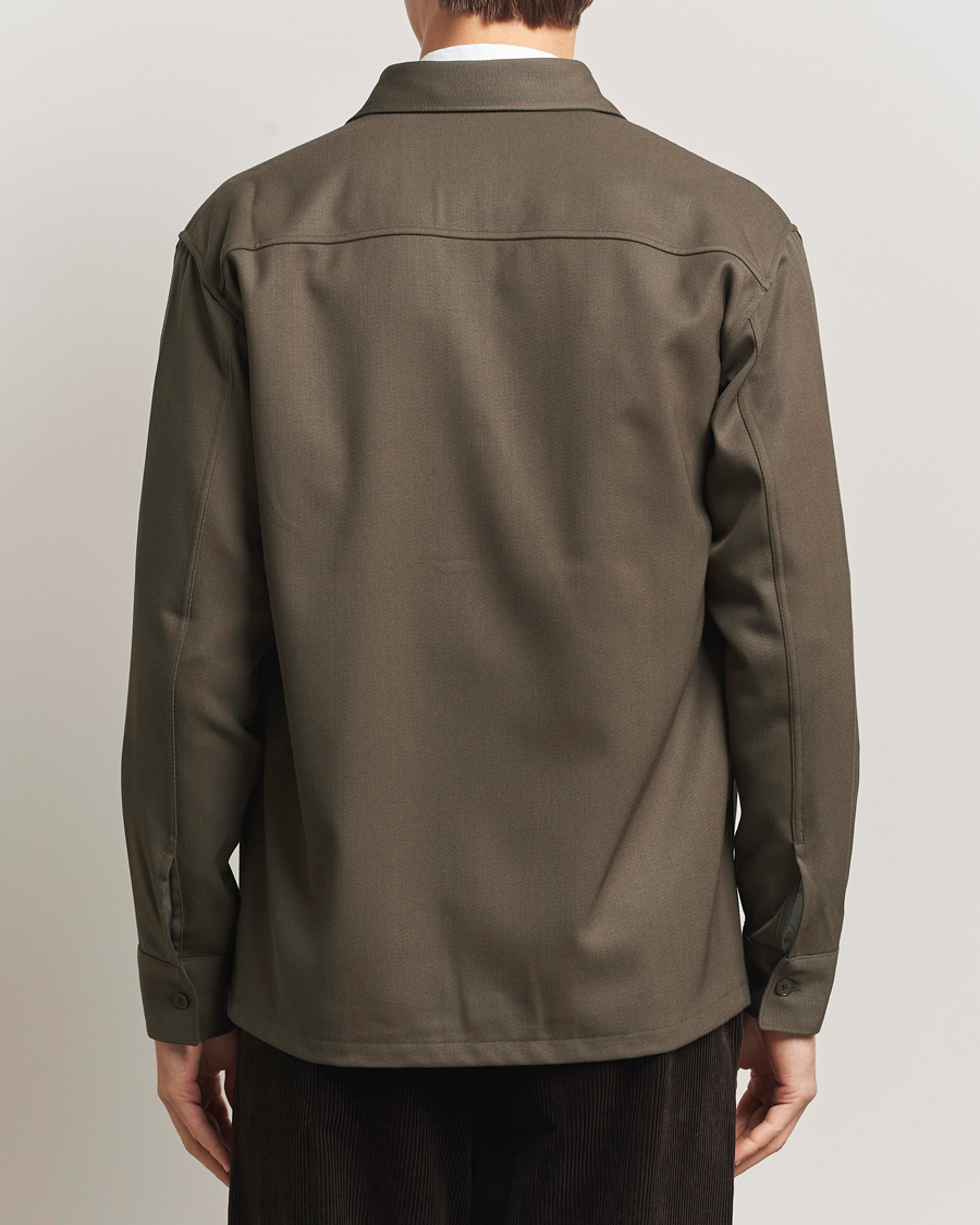 Mies | Kauluspaidat | NN07 | Freddy Wool/Tencel Overshirt Mable Husk