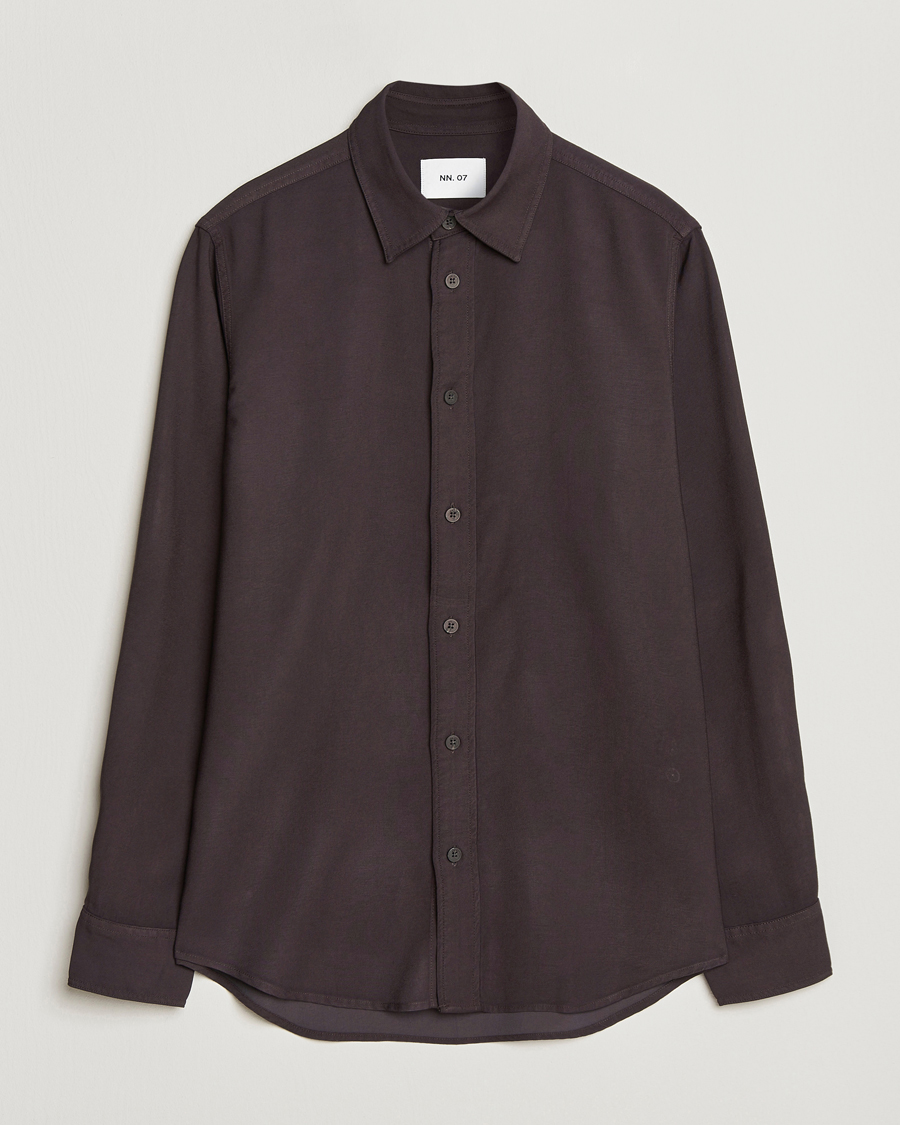Mies | Kauluspaidat | NN07 | Colby Viscose Shirt Dusky Port