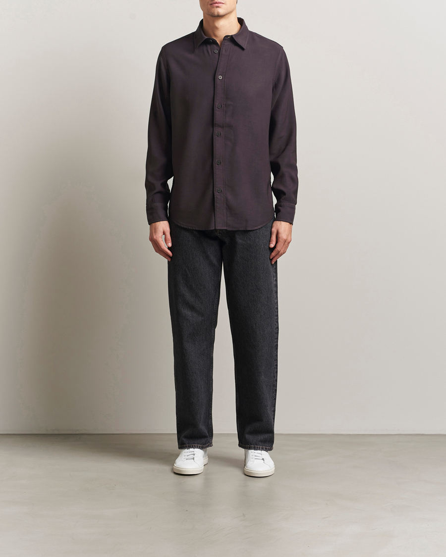 Mies | Kauluspaidat | NN07 | Colby Viscose Shirt Dusky Port