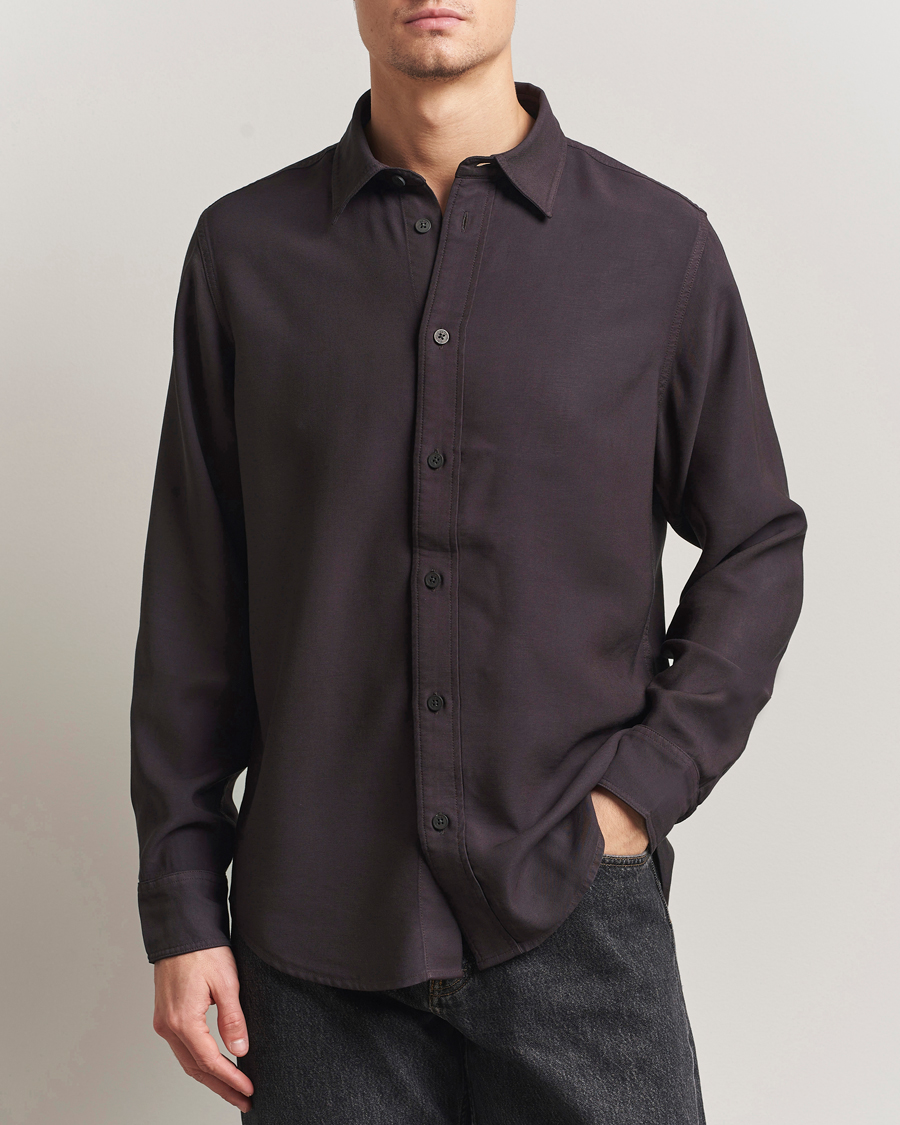 Mies | Kauluspaidat | NN07 | Colby Viscose Shirt Dusky Port