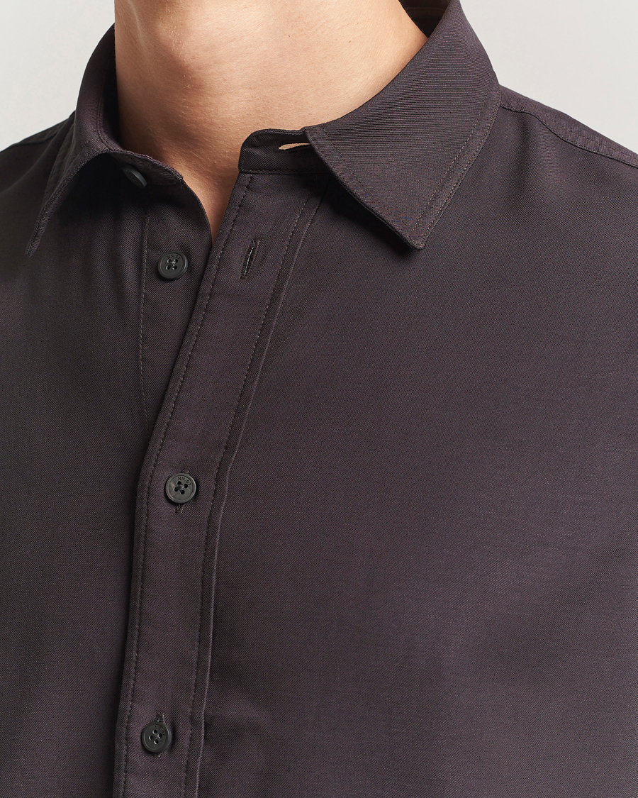 Mies | Kauluspaidat | NN07 | Colby Viscose Shirt Dusky Port