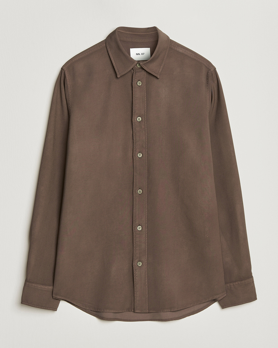 Mies | Kauluspaidat | NN07 | Colby Viscose Shirt Mable Husk