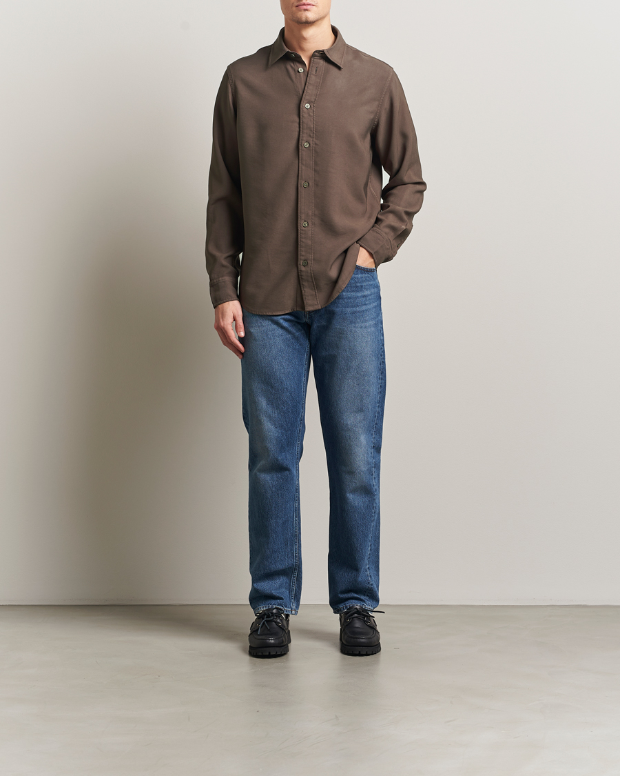 Mies | Kauluspaidat | NN07 | Colby Viscose Shirt Mable Husk