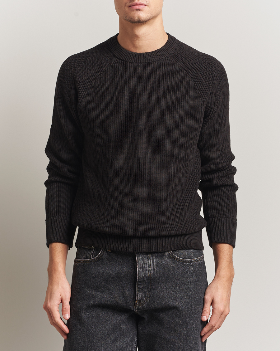Mies | Puserot | NN07 | Jacobo Cotton Knitted Sweater Dusky Port