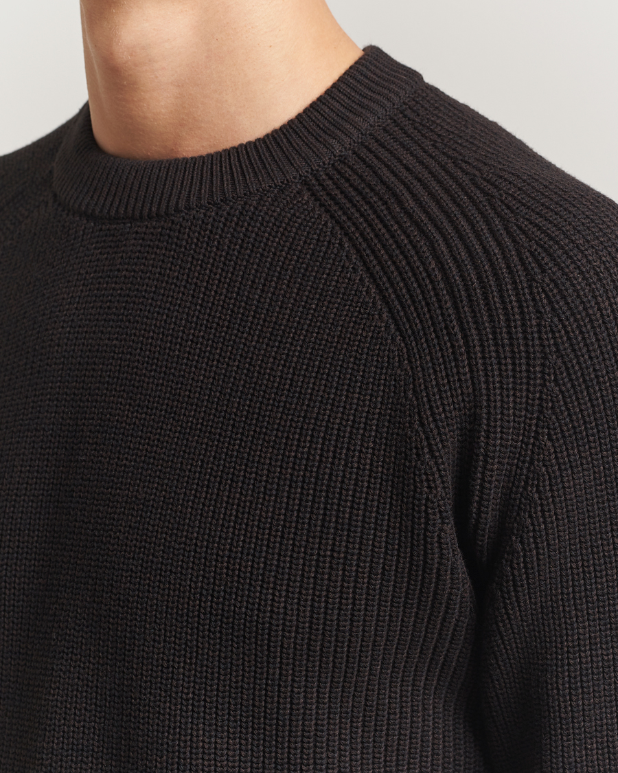 Mies | Puserot | NN07 | Jacobo Cotton Knitted Sweater Dusky Port