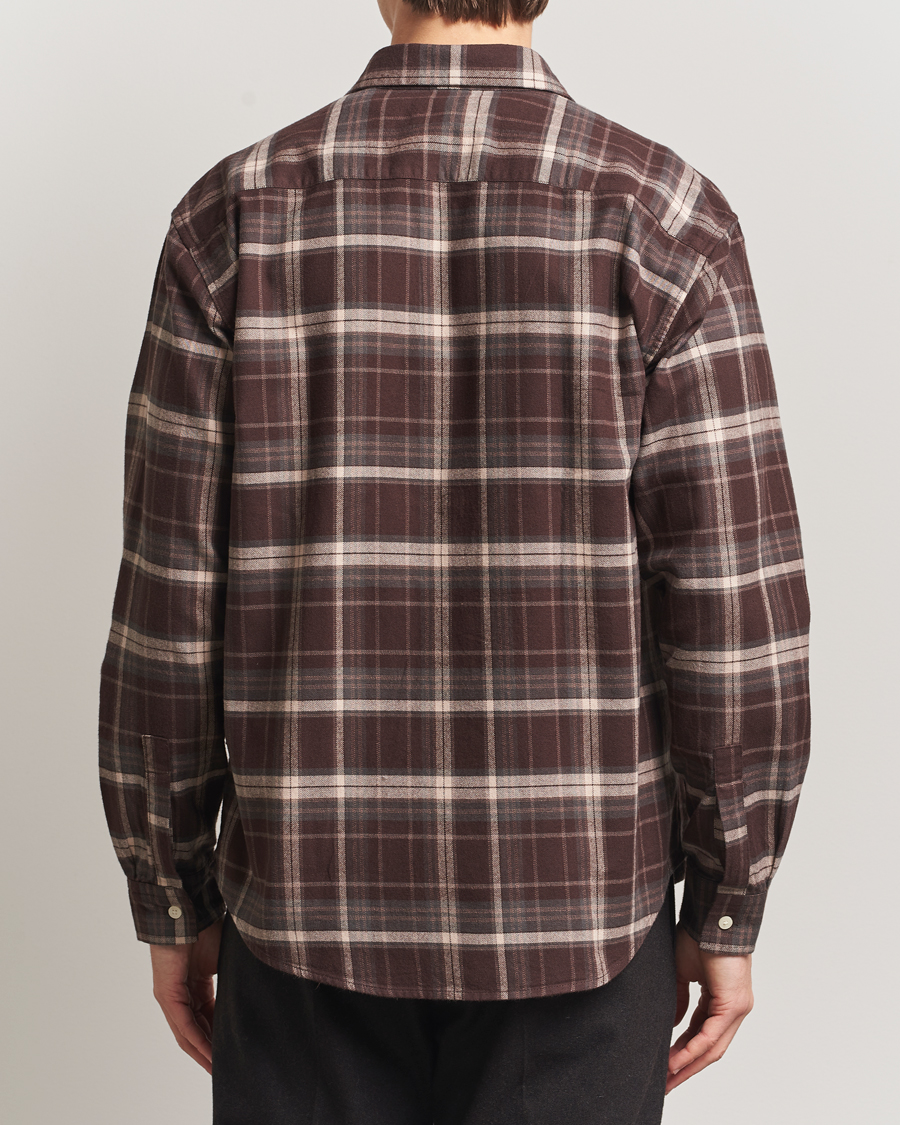 Mies | Kauluspaidat | NN07 | Deon Flannel Checked Shirt Dusky Port