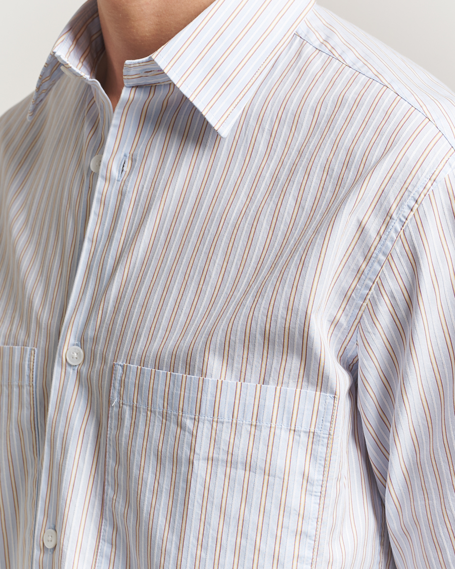 Mies | Kauluspaidat | NN07 | Freddy Striped Poplin Shirt Multi