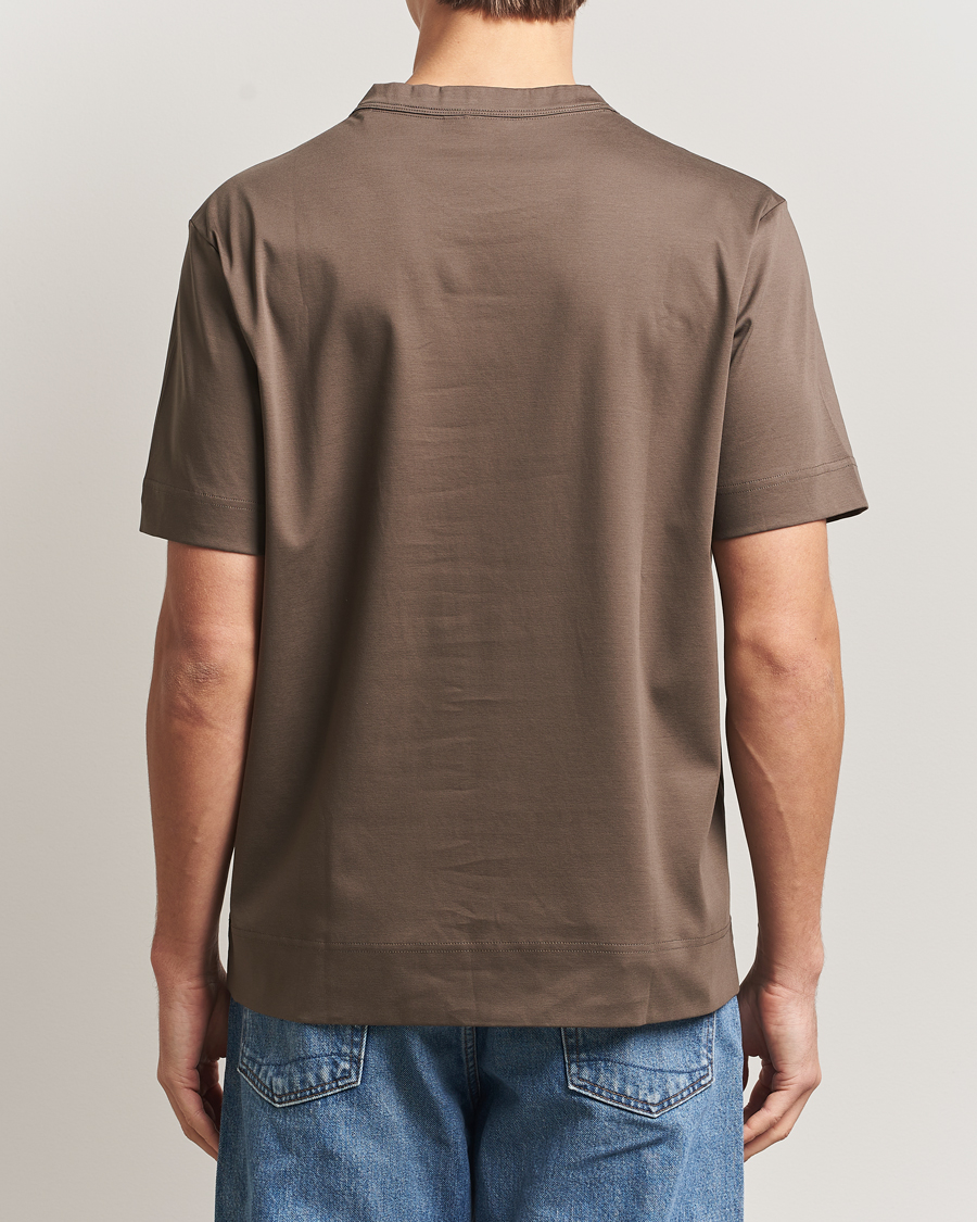 Mies | T-paidat | NN07 | Pedro Embroidered T-Shirt Mable Husk