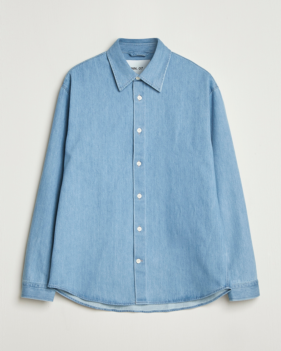 Miehet |  | NN07 | Casper Denim Overshirt Blue