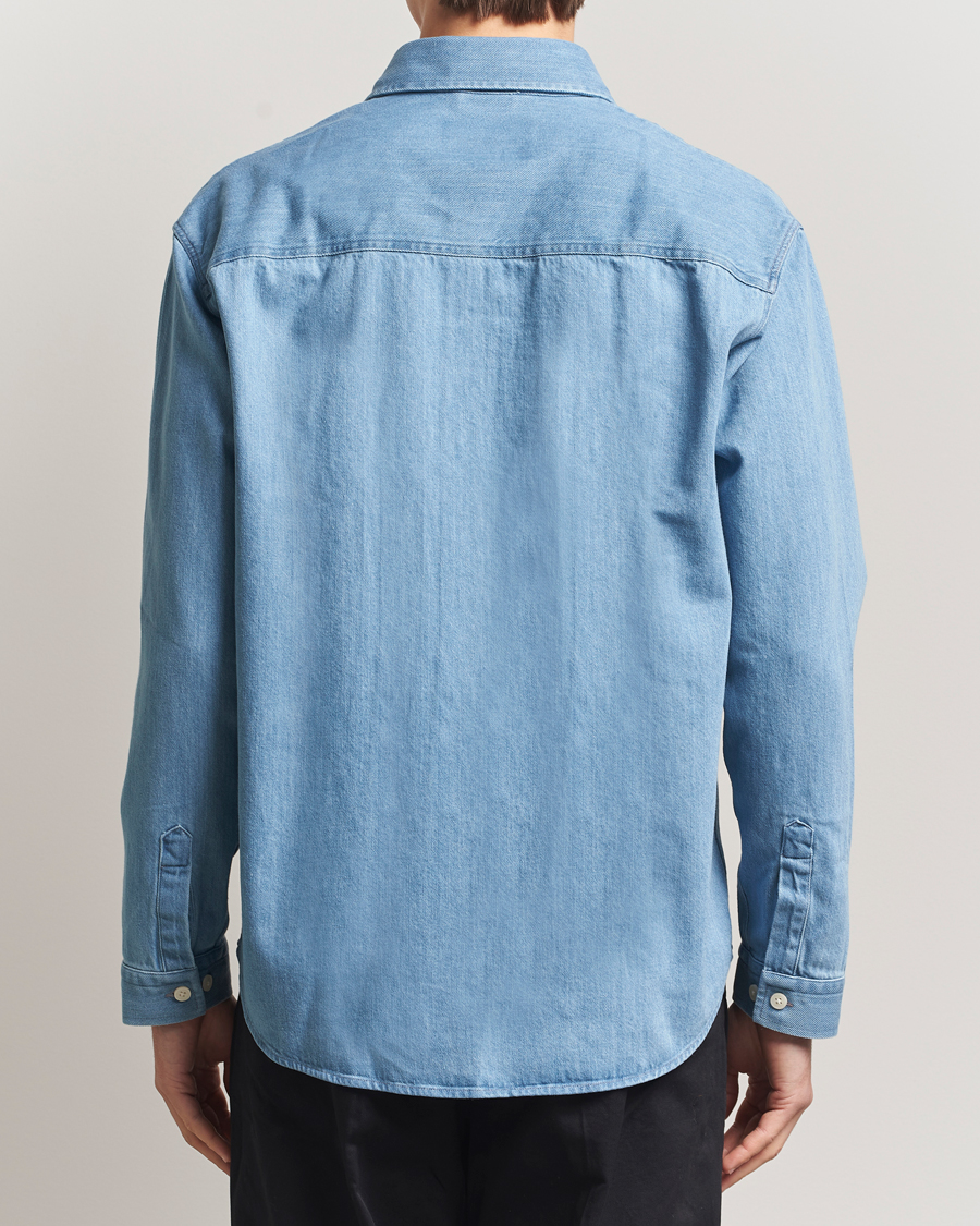 Mies | Kauluspaidat | NN07 | Casper Denim Overshirt Blue