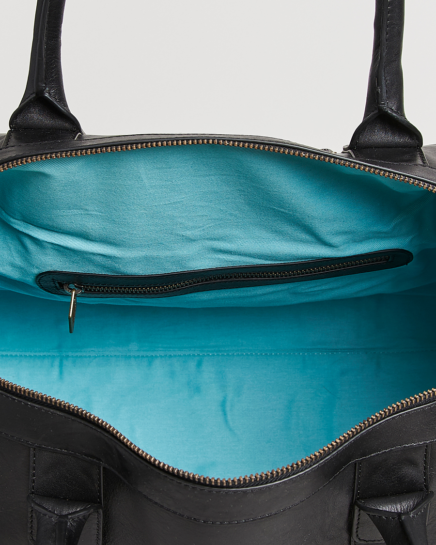 Mies | Laukut | Pampeano | Varon Small Leather Weekend Bag Black