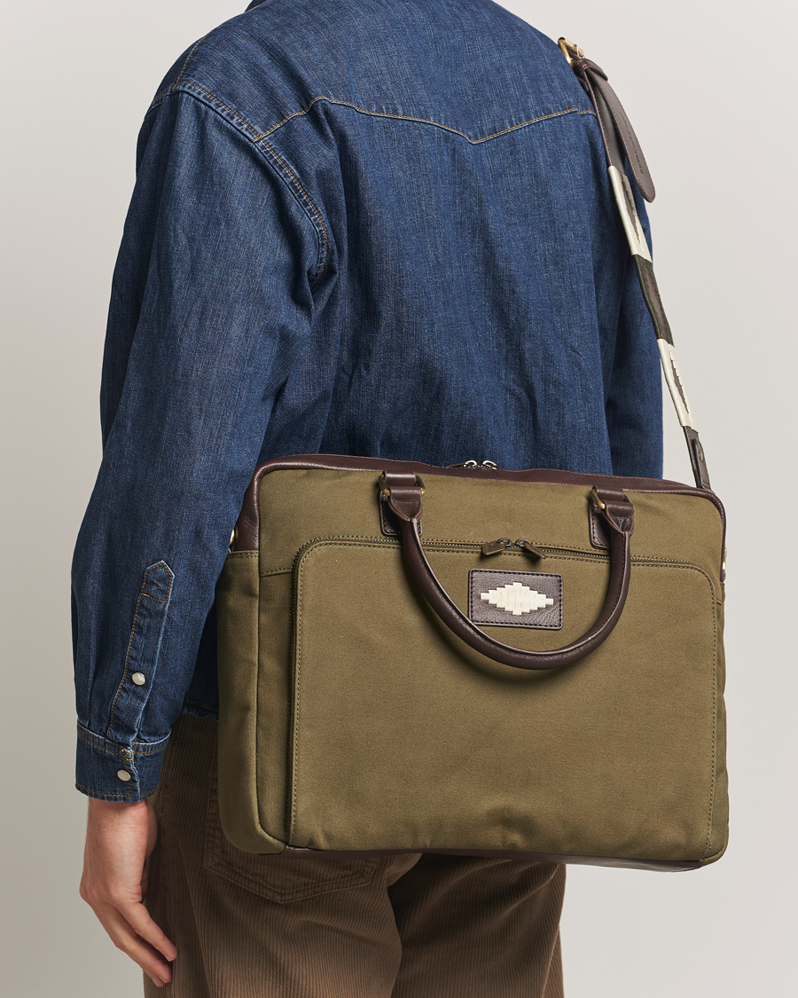 Mies | Laukut | Pampeano | Mensajero Canvas Briefcase Forest