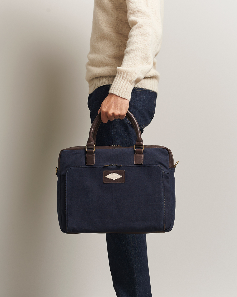 Mies | Laukut | Pampeano | Mensajero Canvas Briefcase Navy