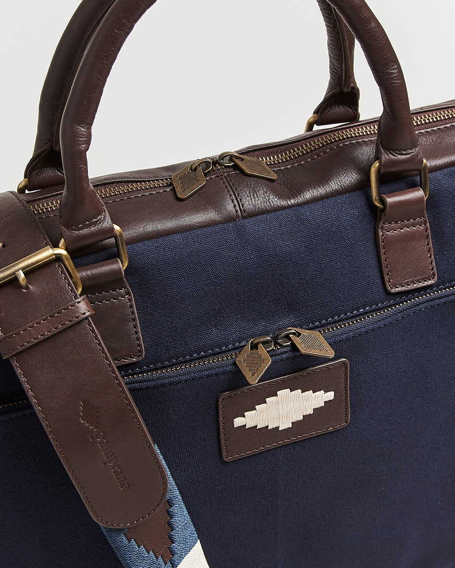 Mies | Pampeano Mensajero Canvas Briefcase Navy | Pampeano | Mensajero Canvas Briefcase Navy