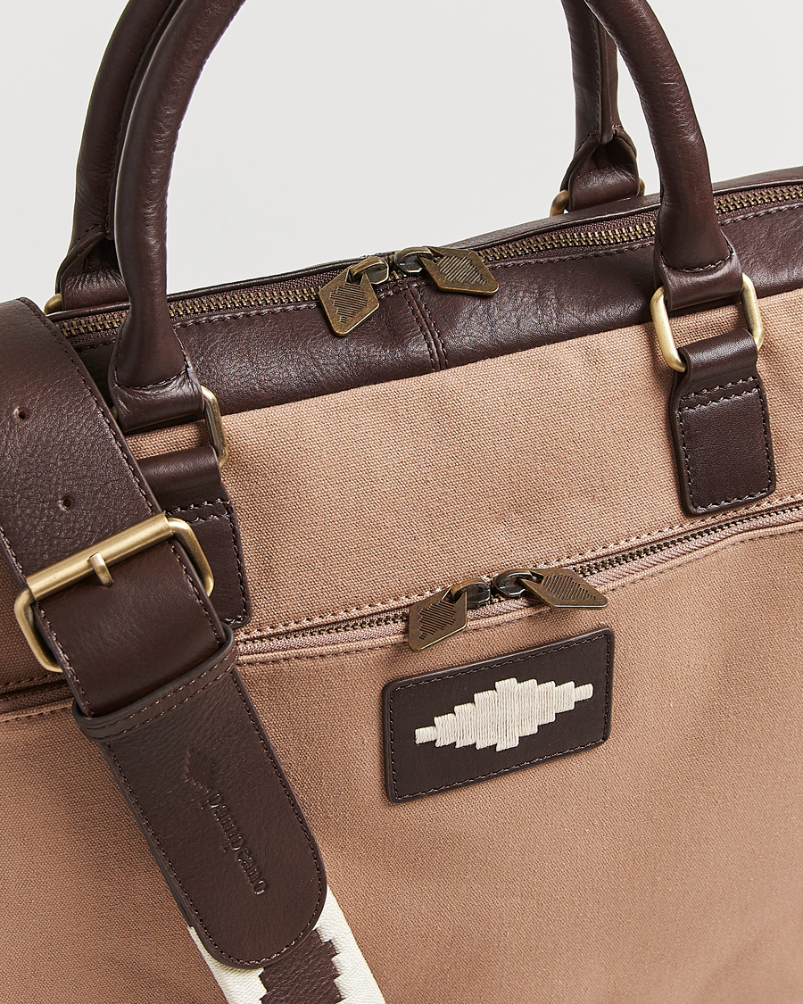 Mies | Laukut | Pampeano | Mensajero Canvas Briefcase Sand