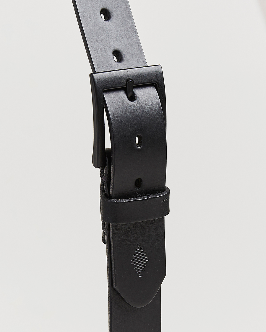 Mies | Vyöt | Pampeano | Bordado Hand Stitched Classic Leather Belt 3,5cm Black