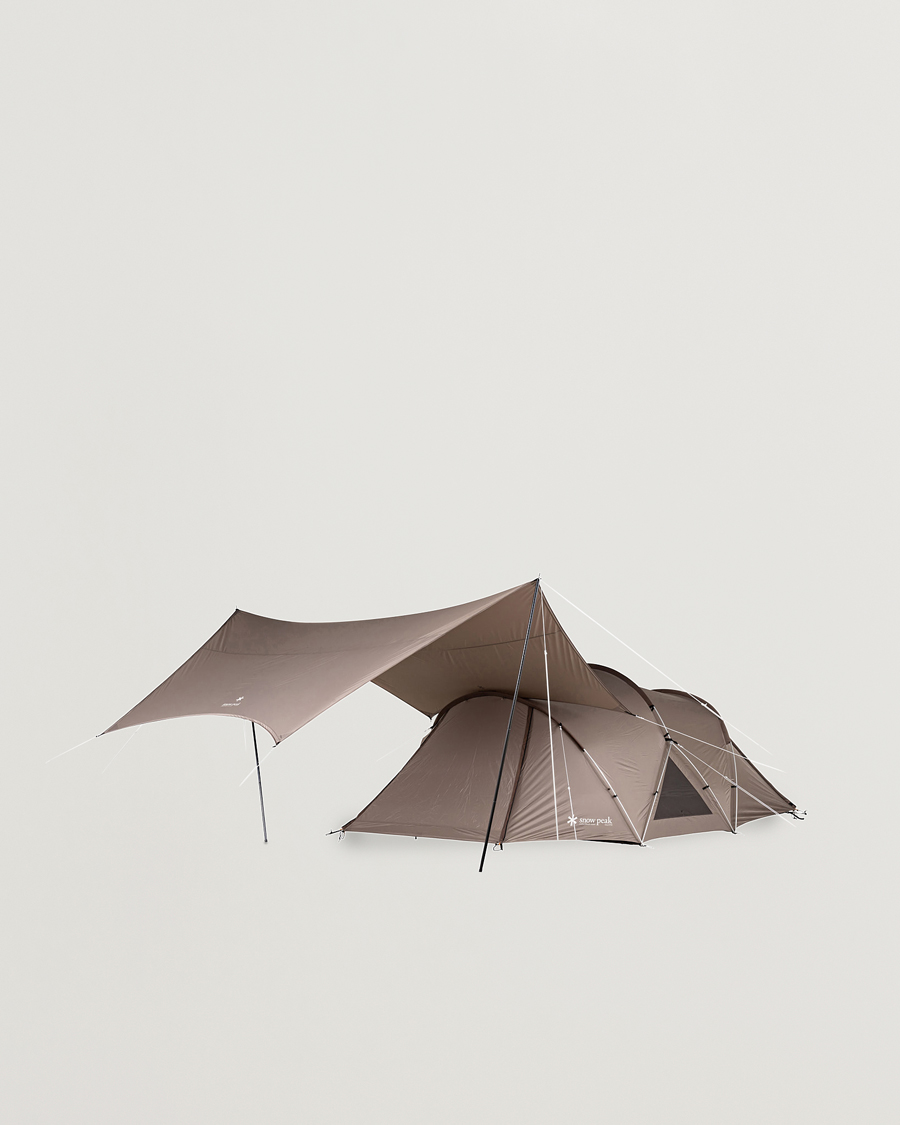 Mies | Outdoor living | Snow Peak | Land Nest Dome Medium Tent & Tarp Set Brown