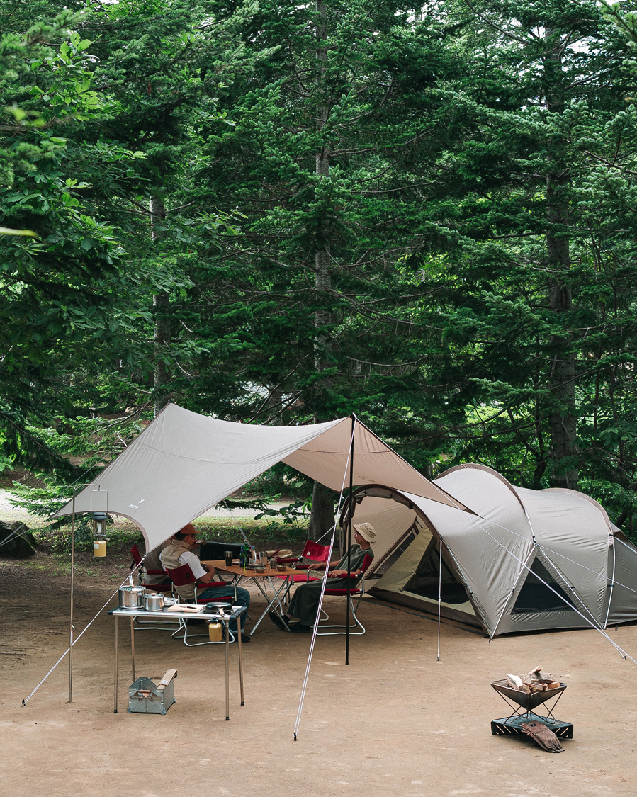 Mies | Outdoor living | Snow Peak | Land Nest Dome Medium Tent & Tarp Set Brown