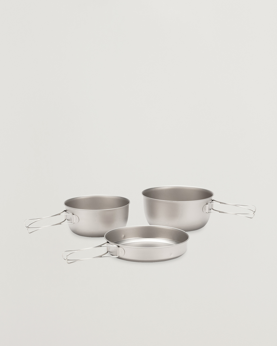 Mies | Outdoor living | Snow Peak | 3 Piece Cookset Titanium