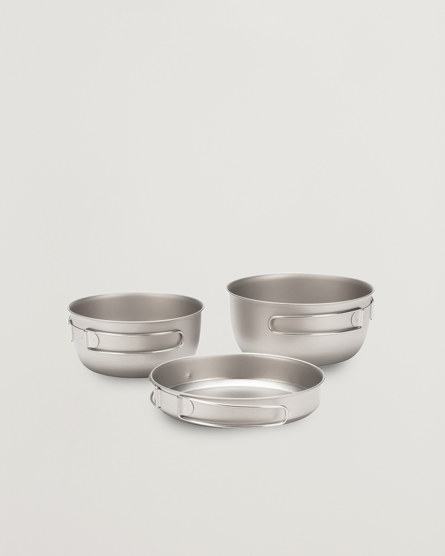 Mies | Outdoor living | Snow Peak | 3 Piece Cookset Titanium