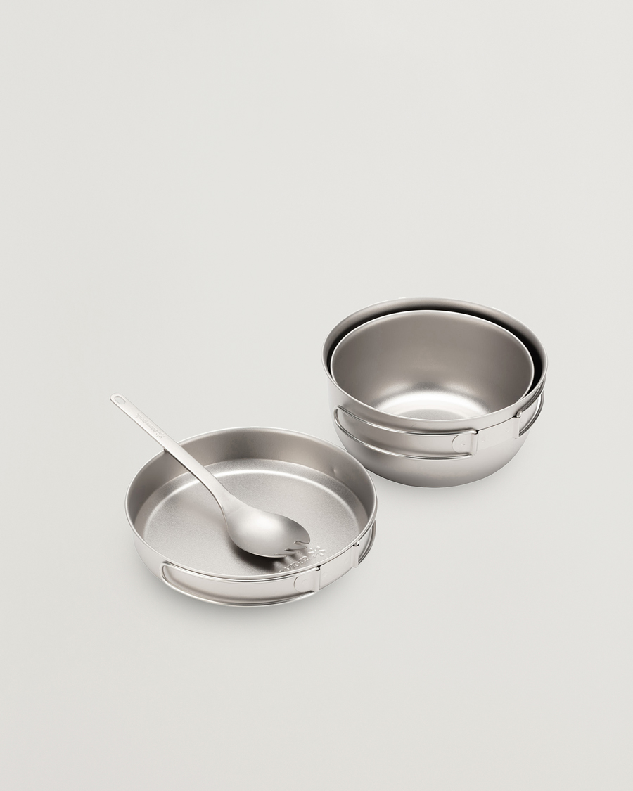 Mies | Outdoor living | Snow Peak | 3 Piece Cookset Titanium