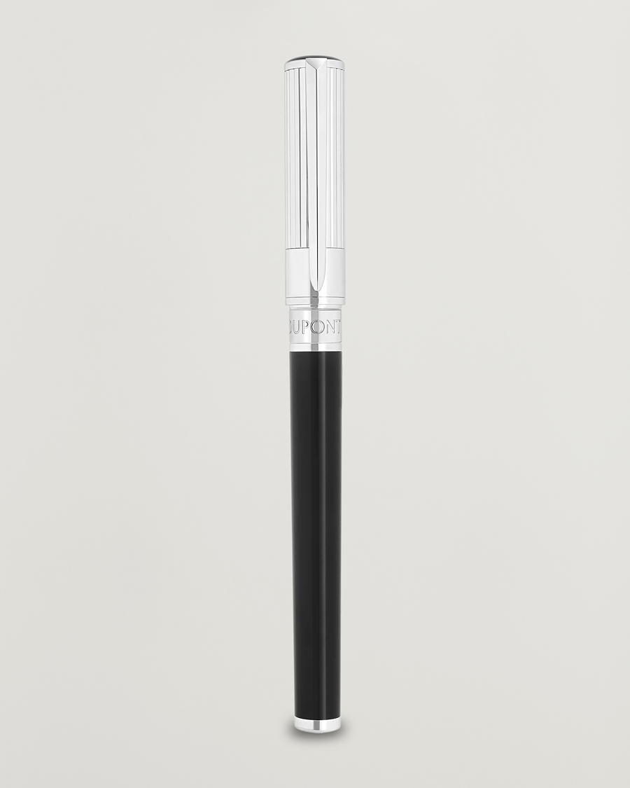 Mies | Kynät | S.T. Dupont | D-Initial Fountain Pen Duo Black/Chrome