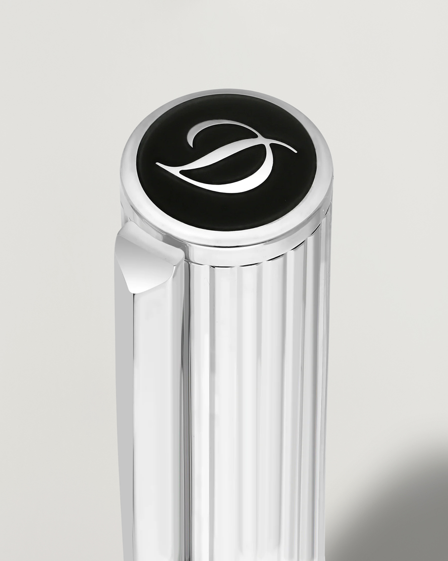 Mies | Kynät | S.T. Dupont | D-Initial Fountain Pen Duo Black/Chrome