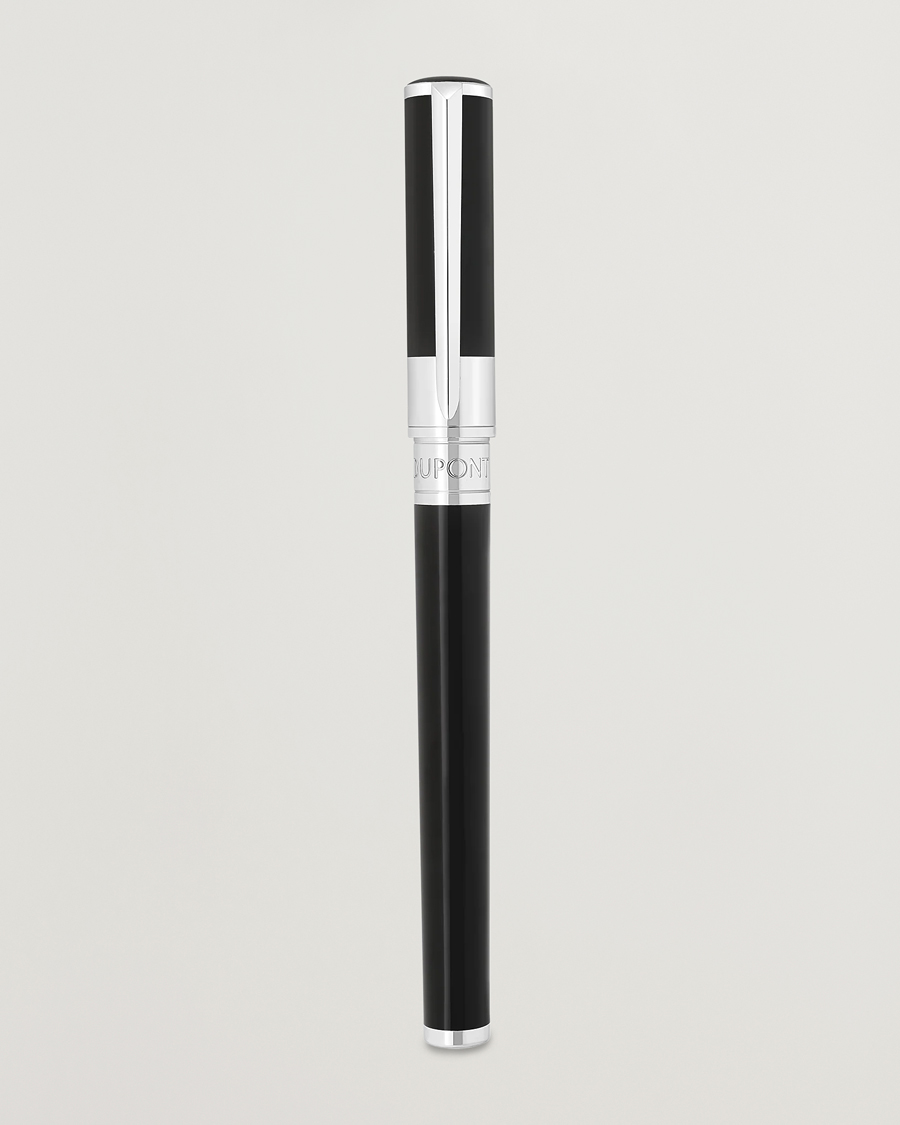 Mies | Kynät | S.T. Dupont | D-Initial Rollerball Pen Black/Chrome