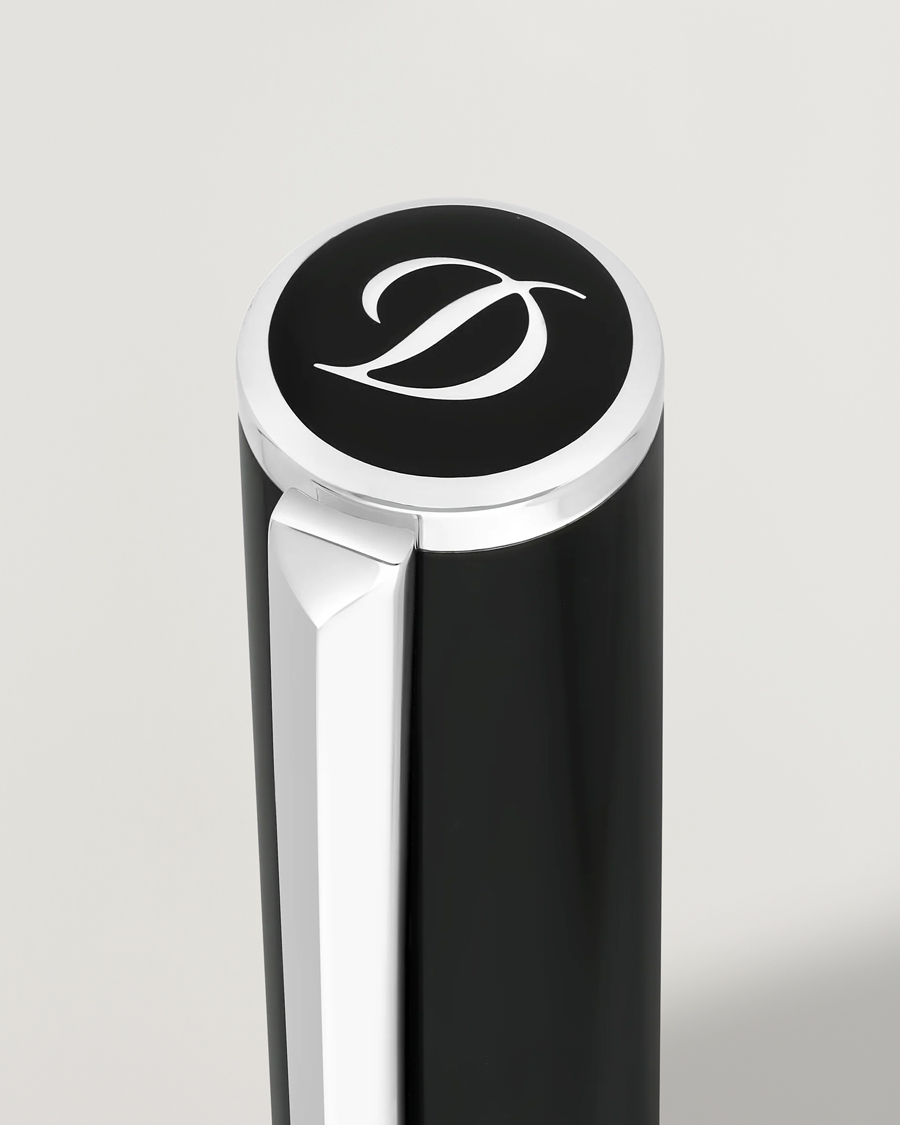 Mies | Kynät | S.T. Dupont | D-Initial Rollerball Pen Black/Chrome