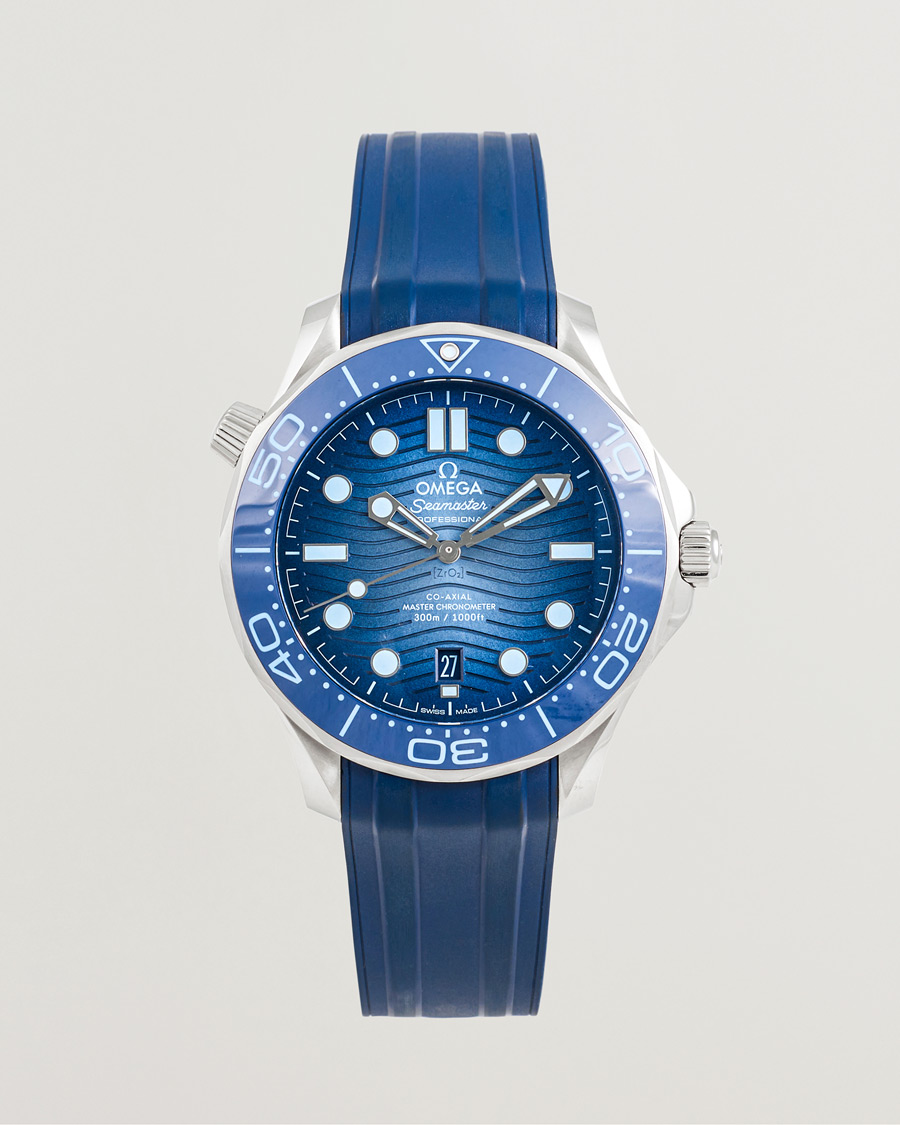Mies | Omega Pre-Owned Summer Blue Seamaster Diver 300m 75th | Omega Pre-Owned | Summer Blue Seamaster Diver 300m 75th