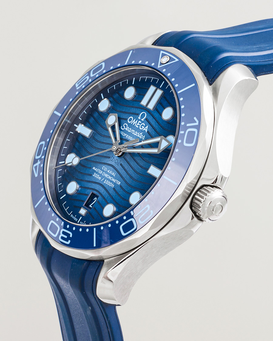 Mies | Omega Pre-Owned Summer Blue Seamaster Diver 300m 75th | Omega Pre-Owned | Summer Blue Seamaster Diver 300m 75th