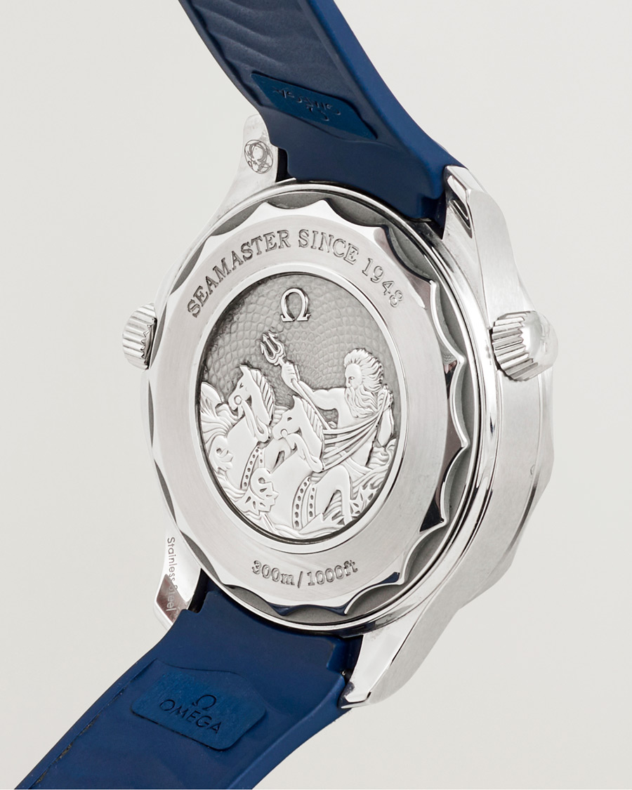 Mies | Omega Pre-Owned Summer Blue Seamaster Diver 300m 75th | Omega Pre-Owned | Summer Blue Seamaster Diver 300m 75th