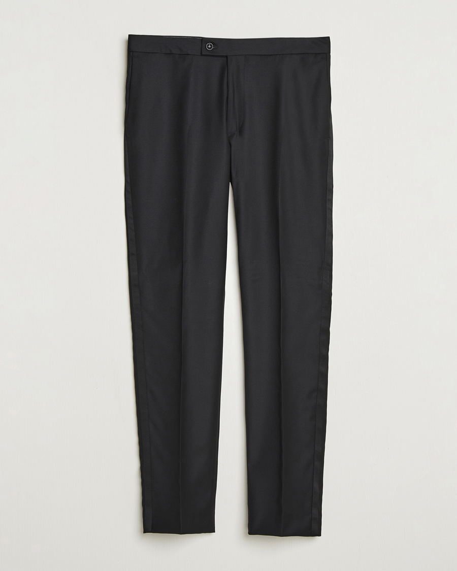 Mies | Housut | Morris | Loro Piana Tuxedo Trousers Black