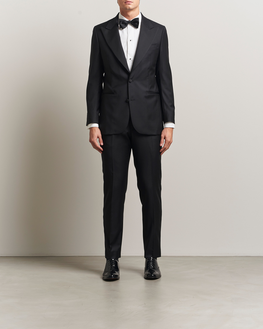 Mies | Housut | Morris | Loro Piana Tuxedo Trousers Black