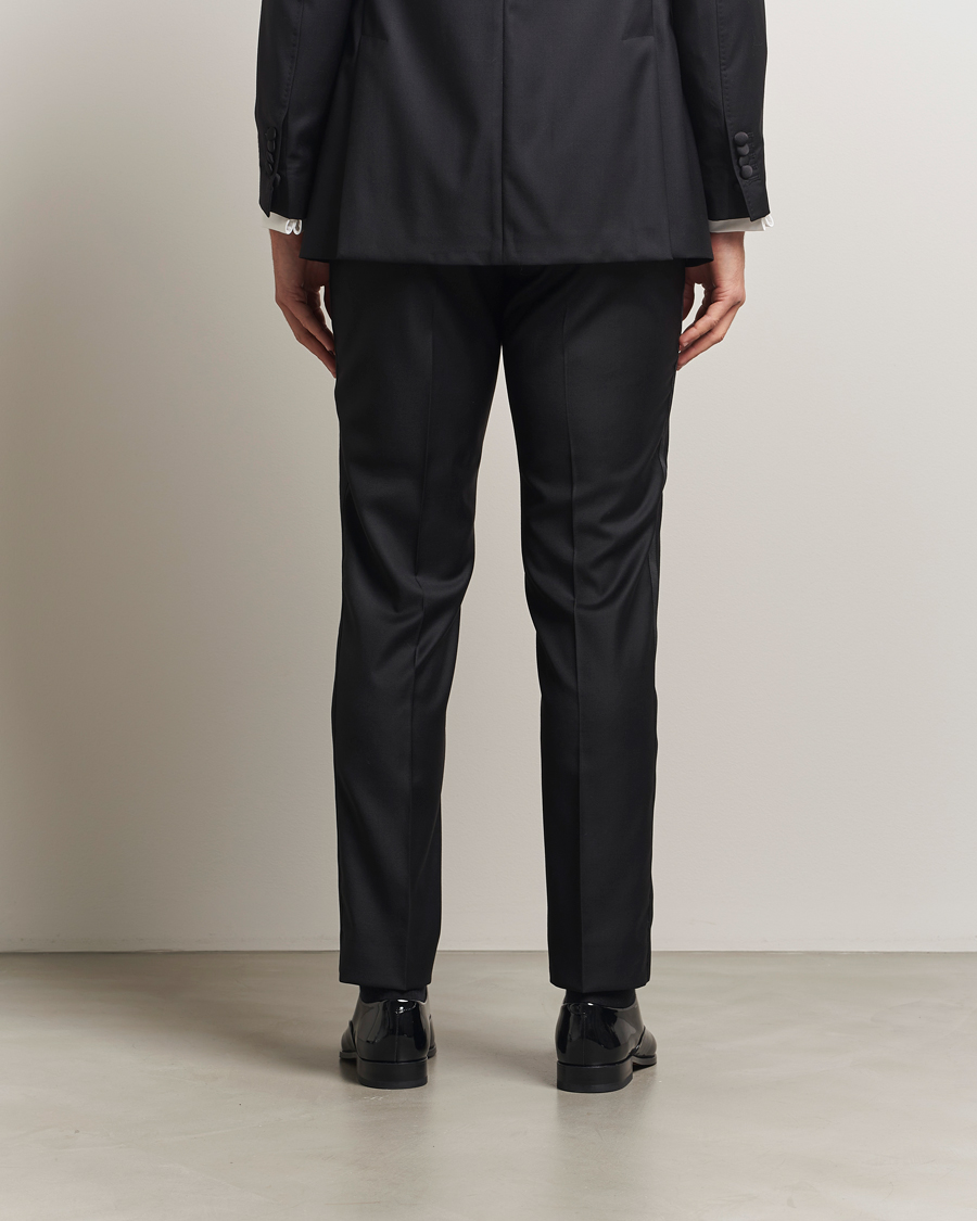Mies | Housut | Morris | Loro Piana Tuxedo Trousers Black